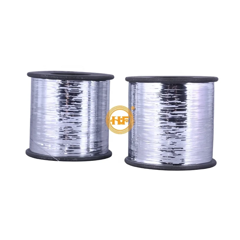 M type metallic yarn blue film