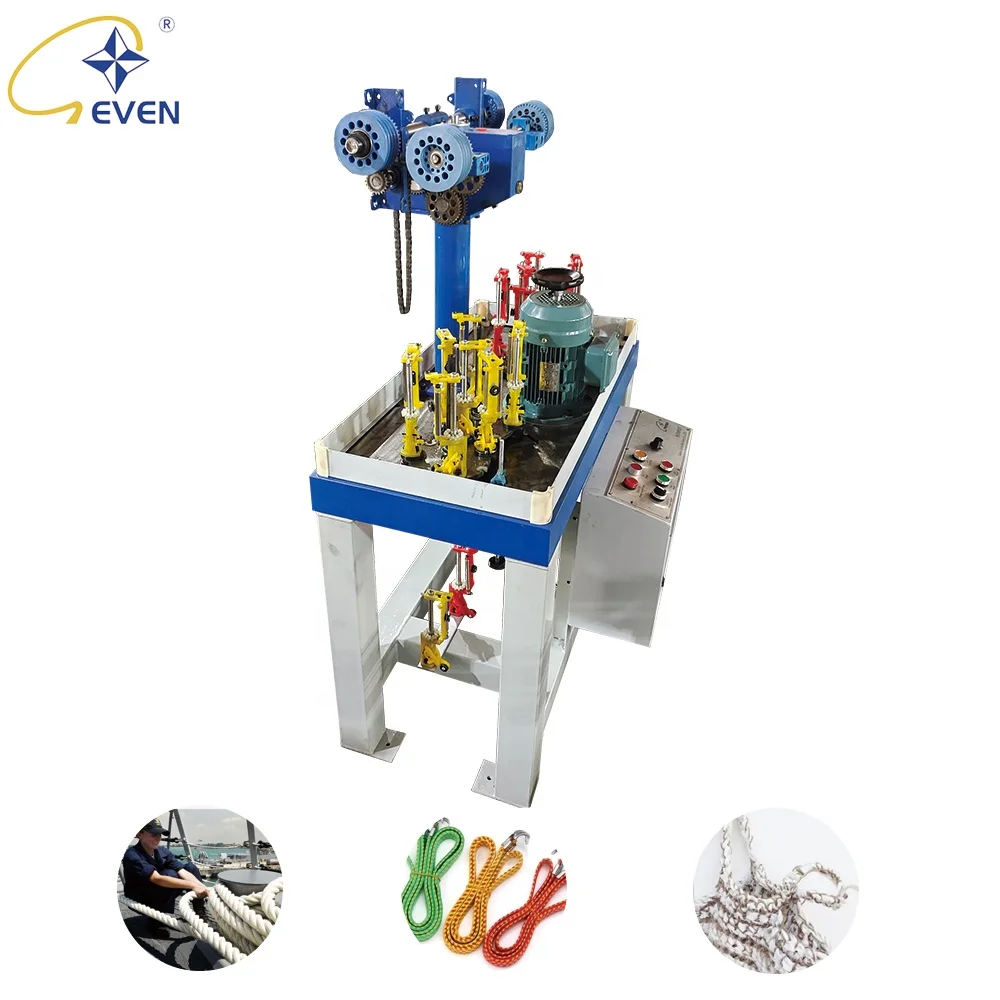 CE Top Sales 8 Spindle 2 Head High Speed Braiding Machine, Automatic Braiding Machine Used To Weave Handbag Shoelaces