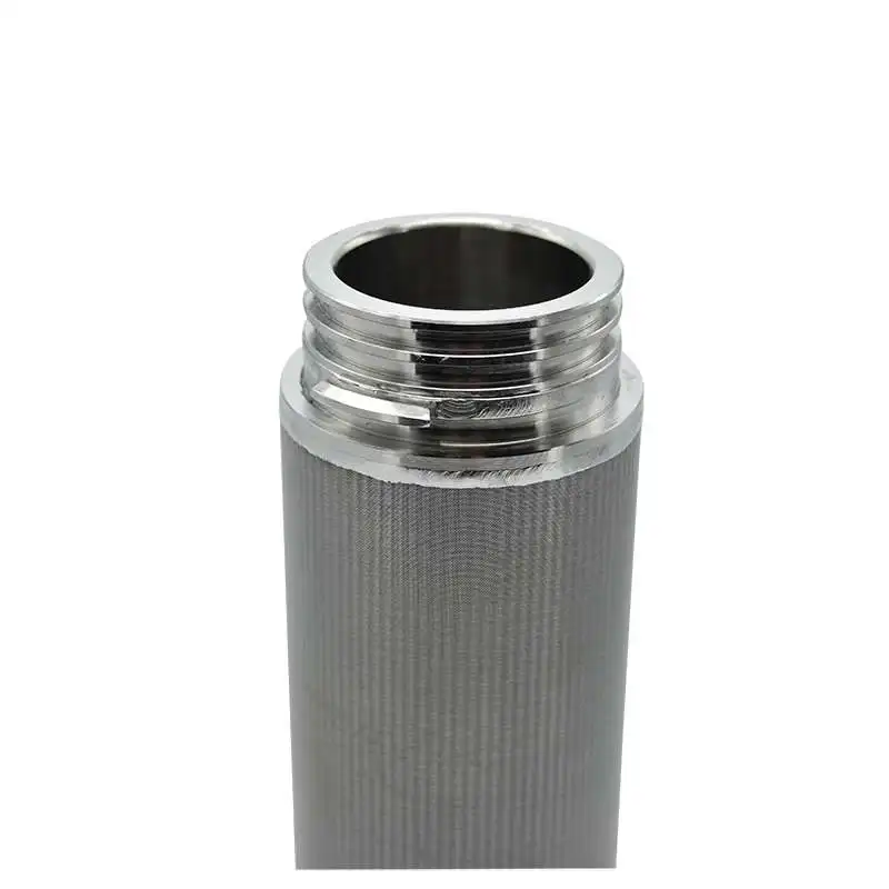 SS micro wire mesh sintered cone filter custom from China factory