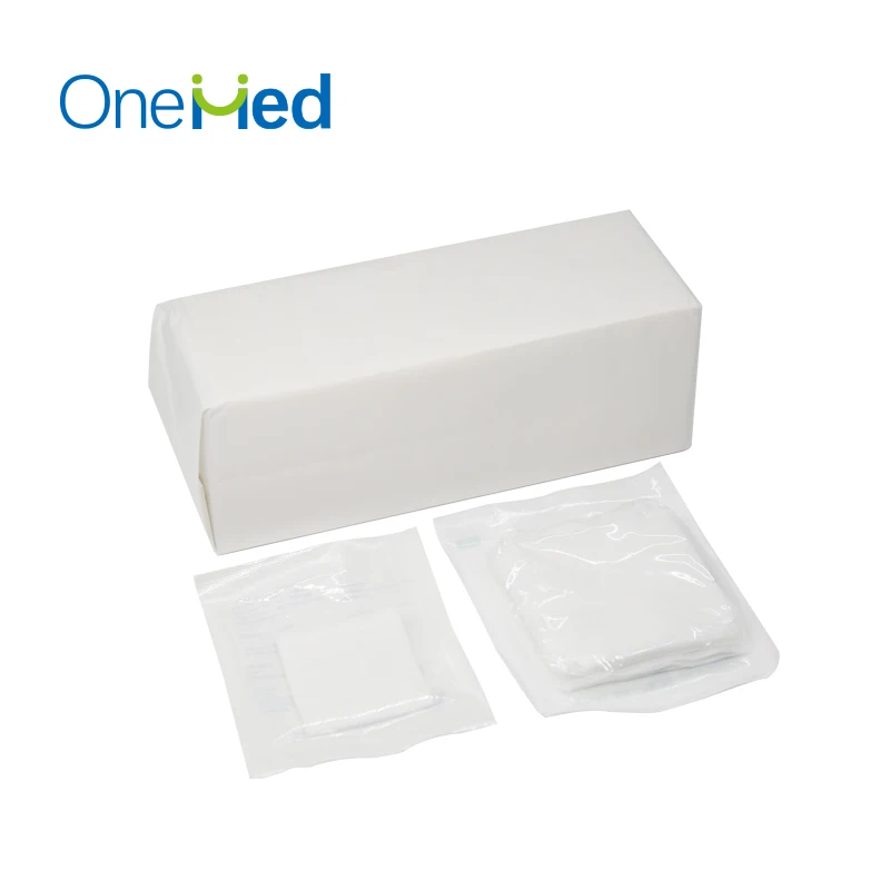 Highly absorbent Non-Woven Gauze Swabs sterile package 10 x 10 cm 4Ply