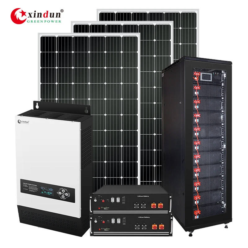 Plug and Play 4kw 6kw Solar Pv System Solar Home Efficiency Complete Set 1 2 3 Kw Solar Battery House Power System for Home Use