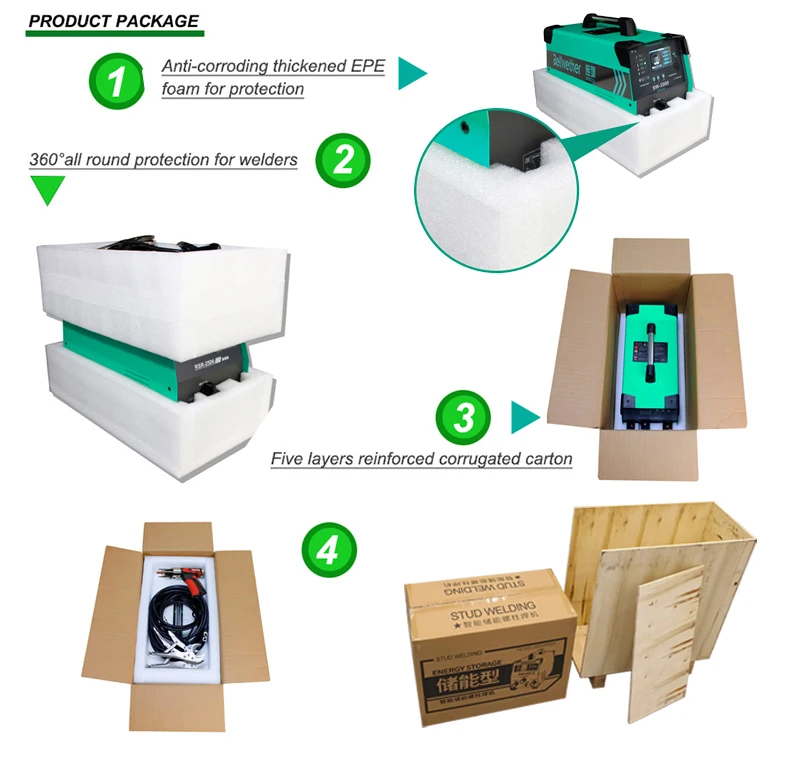 stud welding machine  capacitor discharge  welding machine inverter welding machine