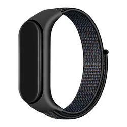 BROXTY Xiao Mi Band 5 4 3 Fabric Wristband Velcro Mi Band 6 Strap Nylon