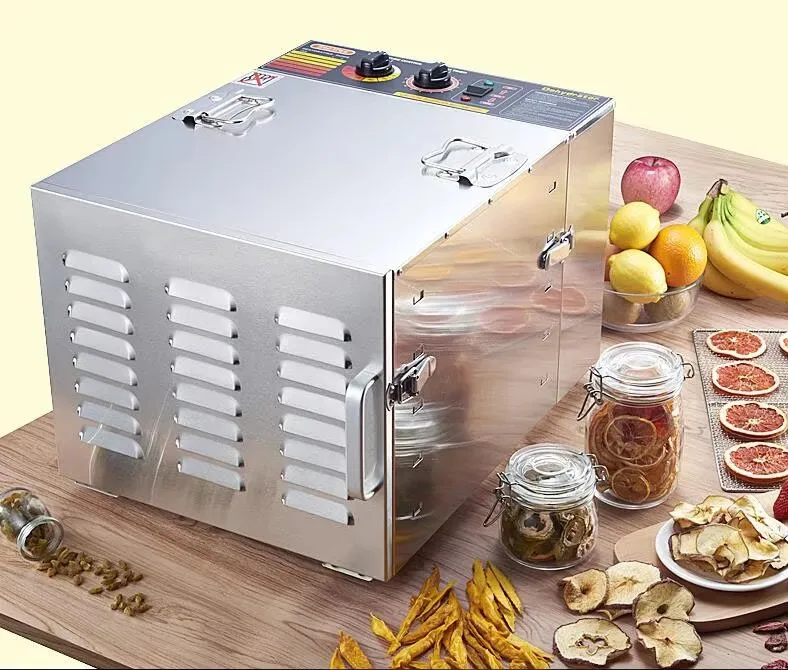 Dehydrated food machine stainless steel 1000W preminium vegetable meat beef fruit dryer commercial 10 trays food dehydrator