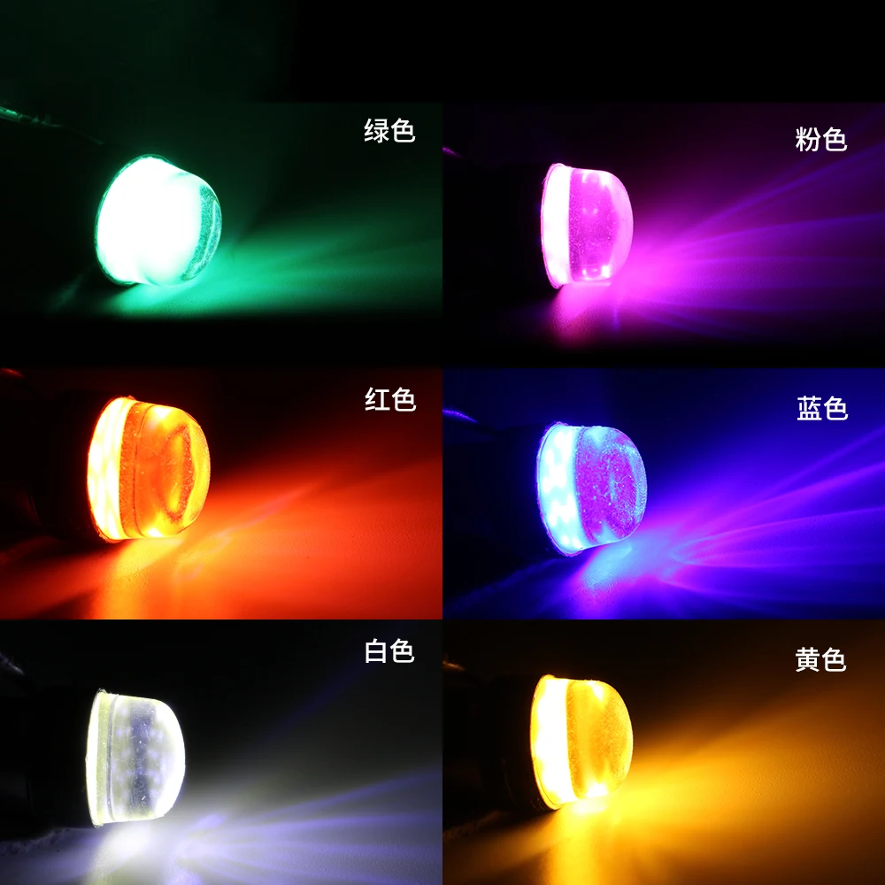 NBYC 1156-COB-12 Color LED Bulb Flash Lighting Bulbs SMD LED Lamps Automotive Strobe for Cars
