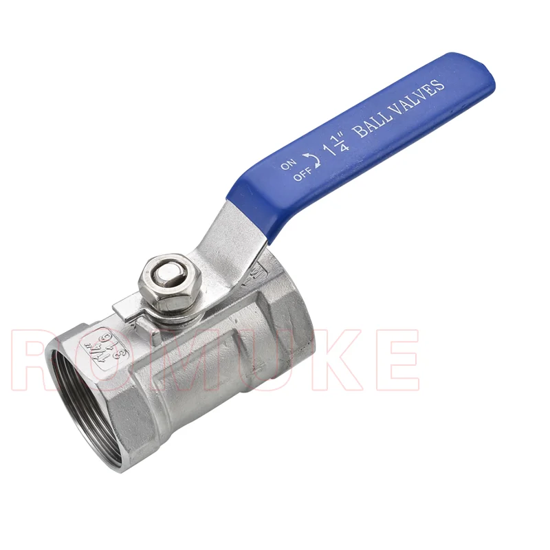 Q11F-16P  Stainless Steel CF8 CF3 CF8M CF3M One Piece Manual Ball Valve With Internal Thread