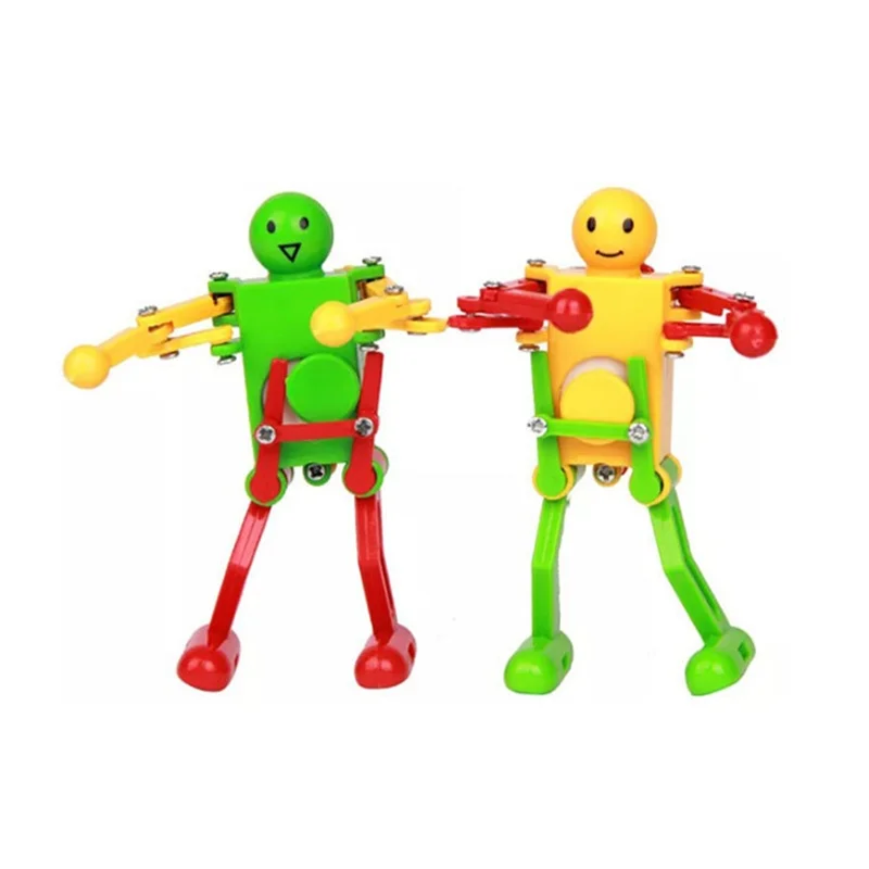 Kawaii Clockwork Timer Dancing Robot Wind-Up Toys  Kids Gift Wisted Ass Dance Robot Novelty gag toys