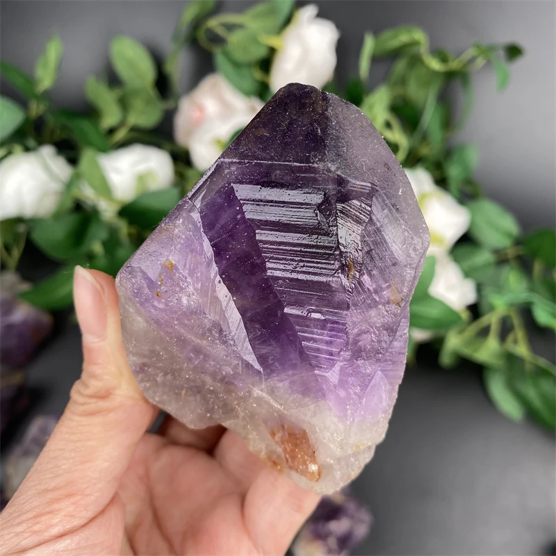 Wholesale Natural Crystal Healing Stone Raw Amethyst Tooth Rough Amethyst Crystal Stone For Meditation