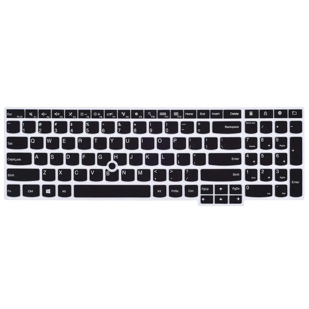 
Custom Black Keyboard Protector Cover for Lenovo Thinkpad 15.6, 17.3 inch, W540 W541 W550 W550s L560 L570 T550 T560  (62244734935)