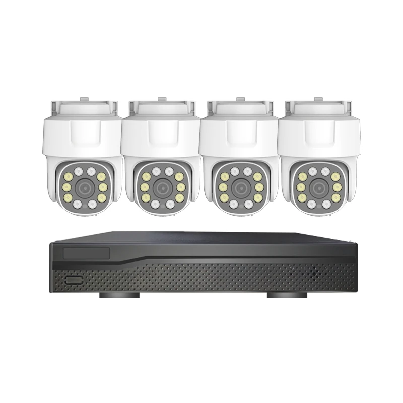 ZXSD 4K Poe Security Camera System 8Ch 8MP Night Vision Poe Nvr Cctv Camera System Kit