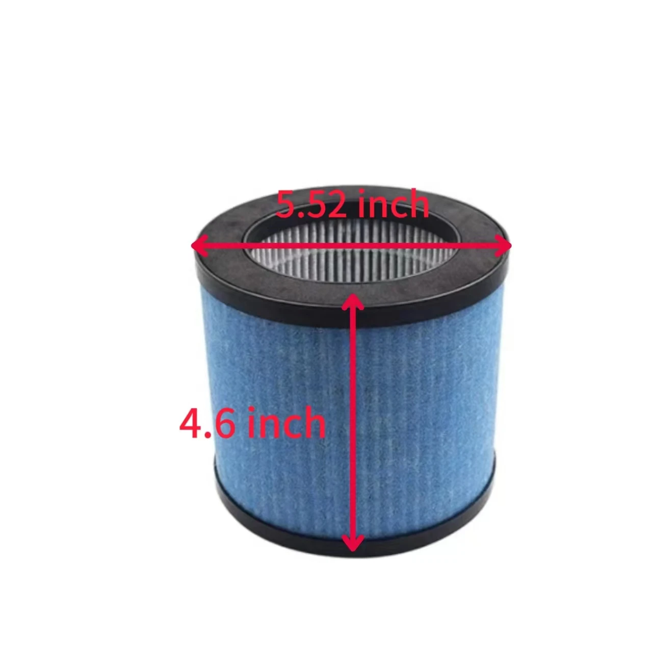 2pack 3 in-1 H13 True HEPA Replacement filter Compatible with TOPPIN TPAPOO2 HEPA Air Purifier Comfy Air C1 Part