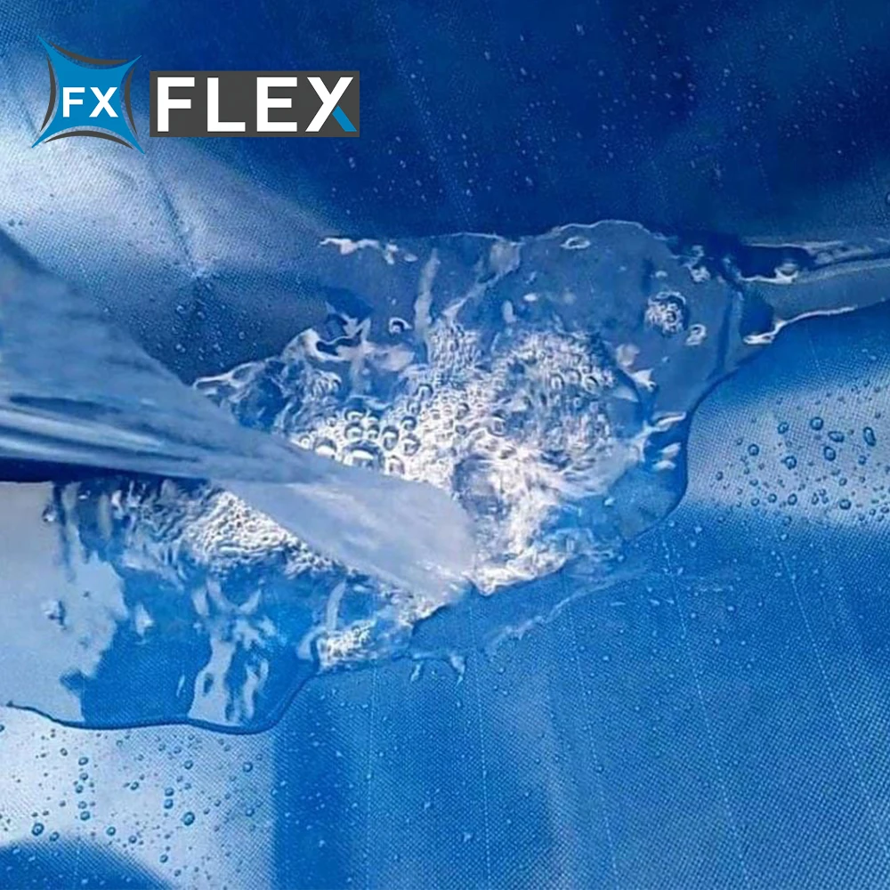 FLFX Custom PVC Coated Tarpaulin Gsm 400 to 650 Gsm Food Grade PVC Tarpaulin Sheet