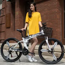 Новое поступление 21 скорость Shimano Derailleur 26 дюймов Пружинная Вилка подвеска дисковый тормоз Горный велосипед городской дорожный для