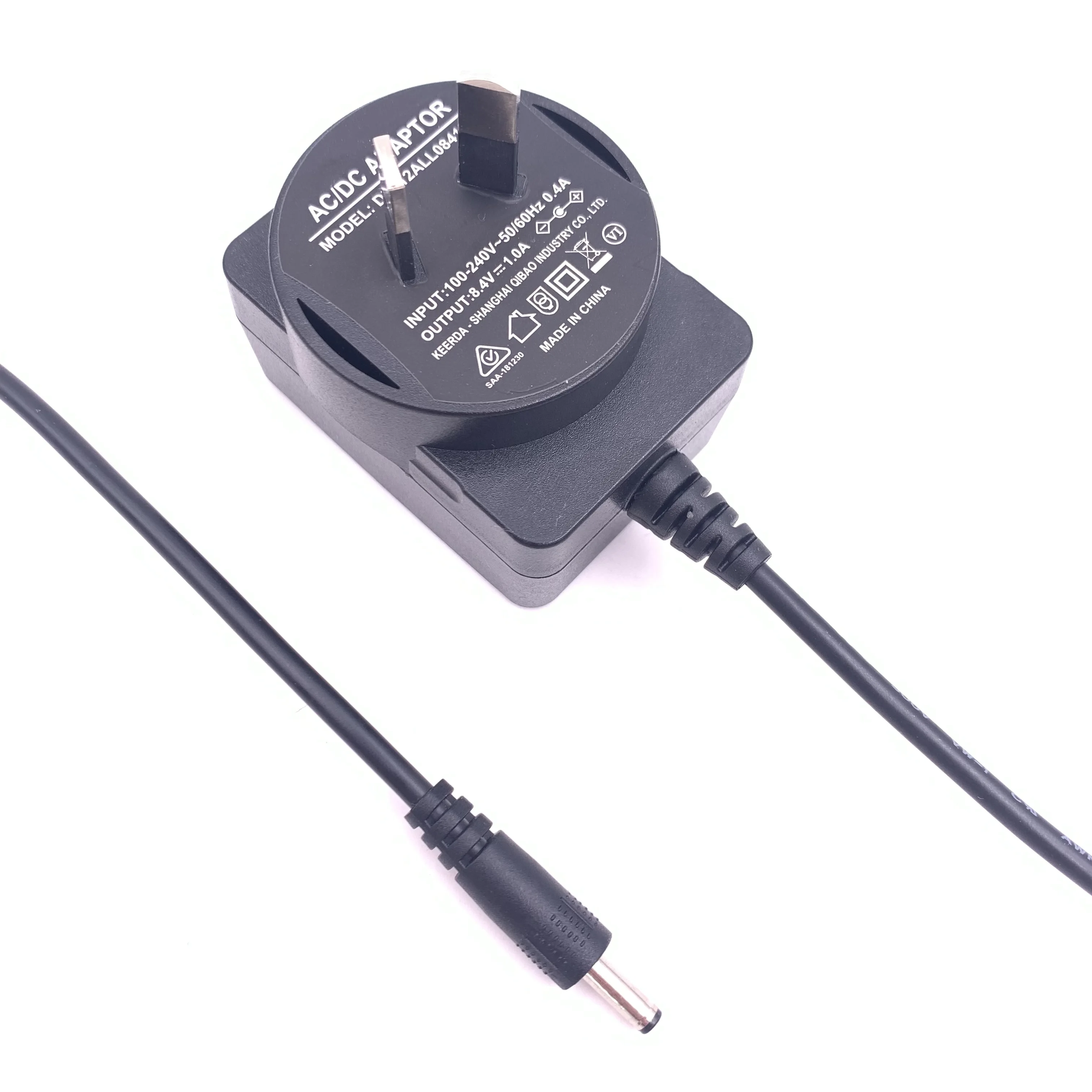 BIS Certification AC 100V-240V Input to DC Output Adaptor Power Adapter 12V1A with USB Type-C 5521 DC Jack