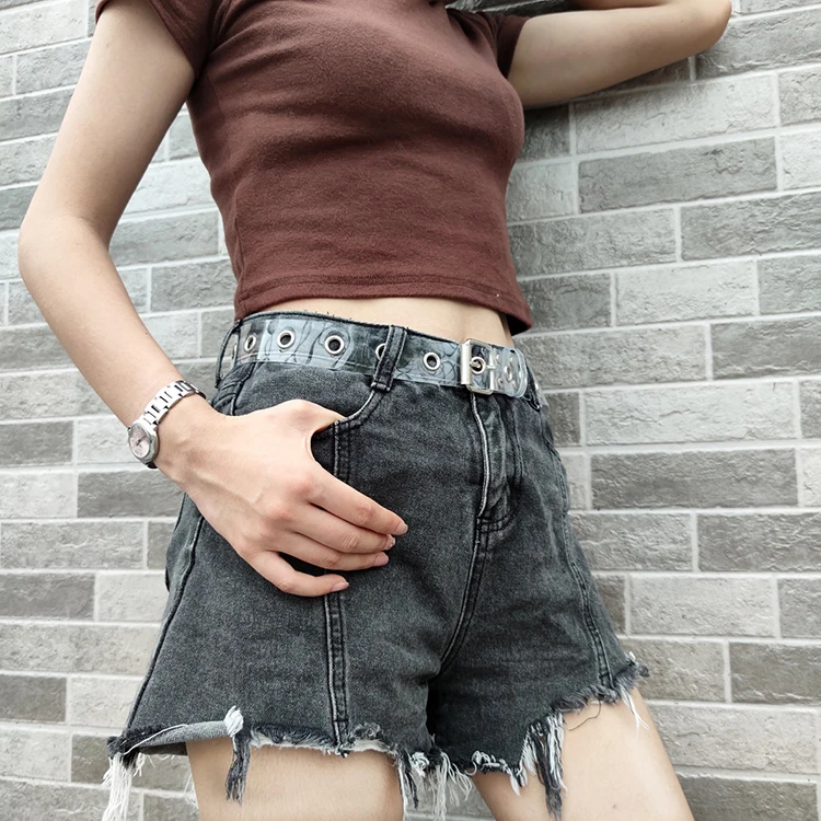 Женский декоративный летний ремень, прозрачный ремень, пластиковый ремень из ПВХ