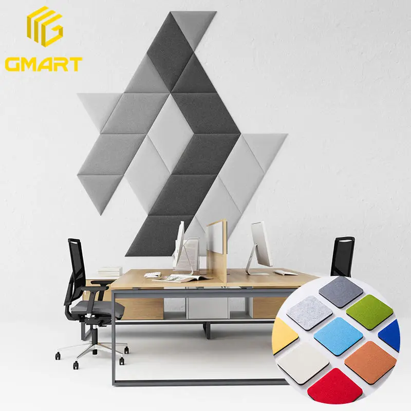 GoodSound Australia Market Polyester Felt Pet Hexagonal Soundproof Theatre Wall Anti Sound Acoustic Panels For Outdoor