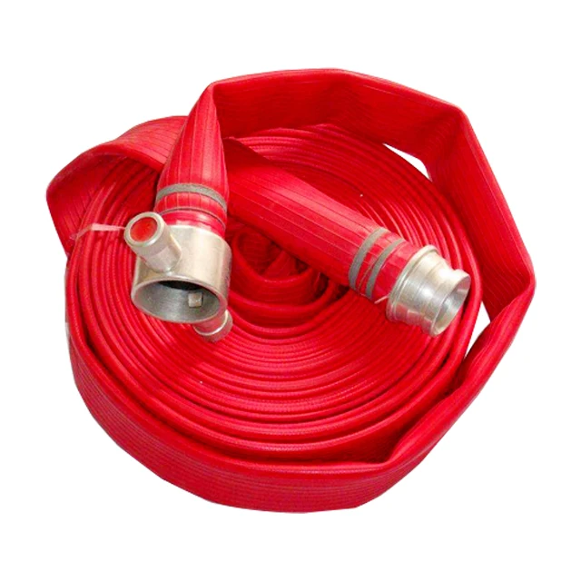 FM UL Approved Pipe Fitting Fire Sprinkler System Fire Protection System Single Double Layer PVC Lining Fire Hose