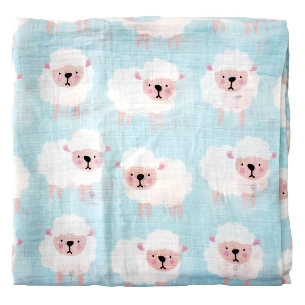 Muslin squares super absorbent cotton weave baby muslin swaddle blanket 100% cotton muslin baby blanket