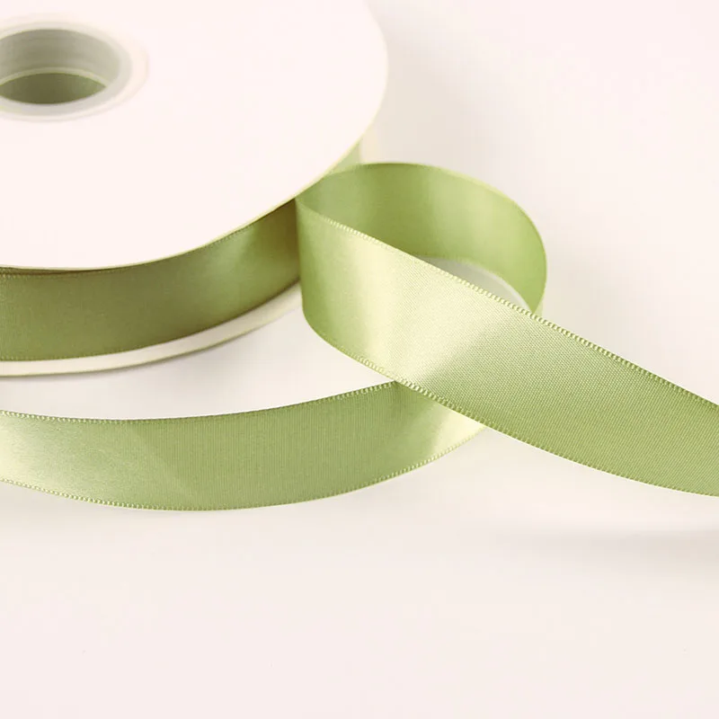 Elegant Custom Ribbon Printed in Full Colors Green Custom Printed Satin Ribbon Personalized Ribbon