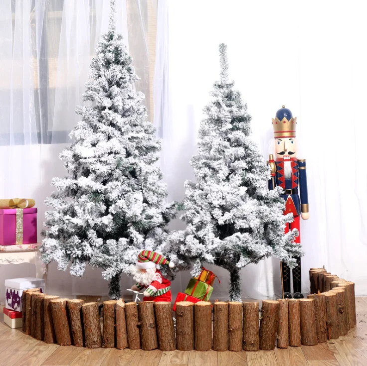 High Quality Custom Flocked Artificial Christmas Tree Snow Effect Indoor Outdoor Holiday Decoration