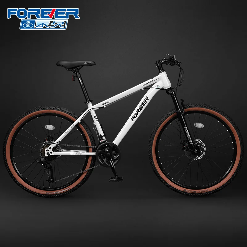 FOREVER Factory Hot Sale 24/26/27.5 Inch Bicycles  24-30 Speed High-Carbon Steel Frame  Off Road Mountain Bike