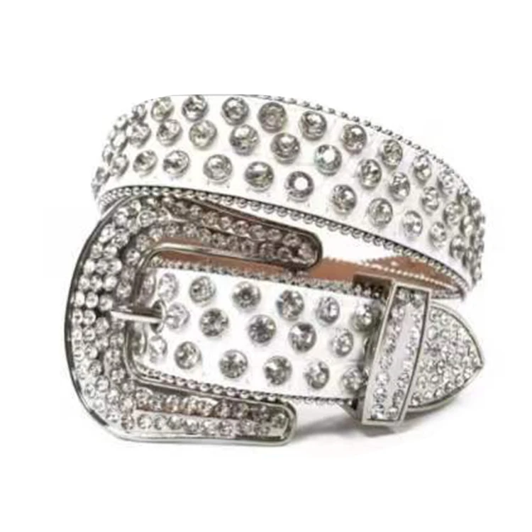 Западный ковбойский пояс со стразами синтетический бриллиантовый bling