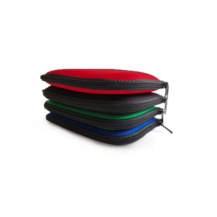Laptop Cord Cable Accessory Pouch with Extra Rolled Up Travel Mouse Pad /Neoprene Pouch Also Unzips Flat Into Mouse Pad.