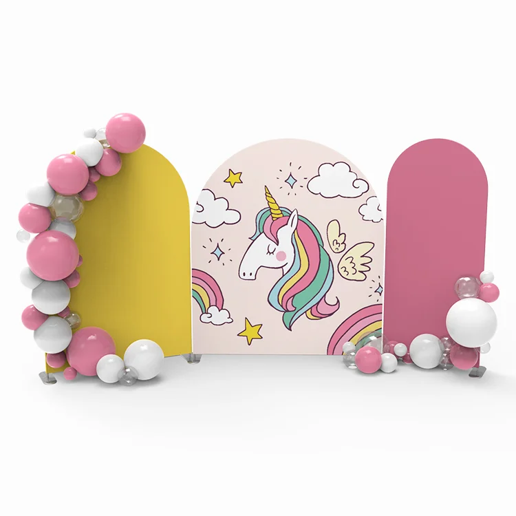 Custom Arched Wall Covers Custom Backdrop Covers for Party Decoration