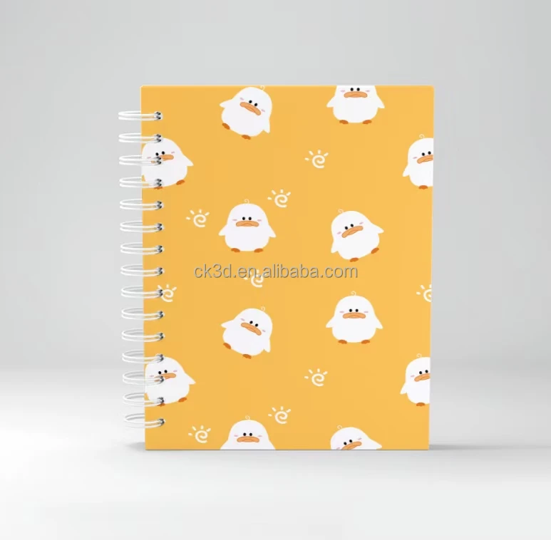 B5 Cute Chicken Planner Wire Bound Reusable Smart Recycled Business Planner Student Notebook