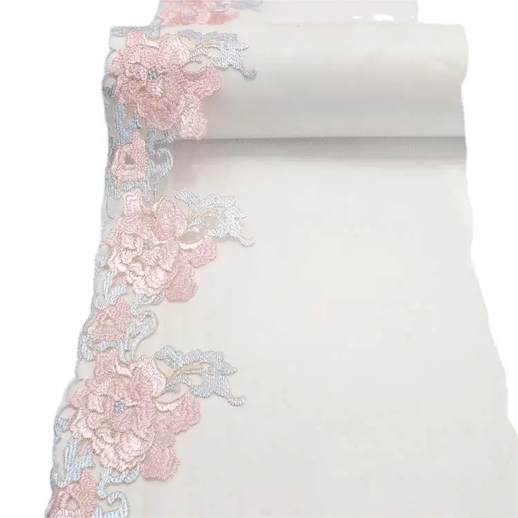 Multiple color selection wedding dress Home Textile Fabric Underwear accessories mesh cloth mesh gauze sequin Embroidery lace