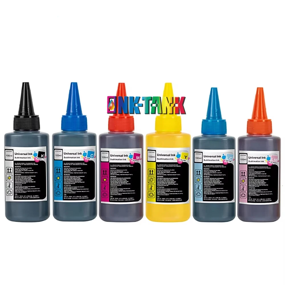 INK-TANK 100ML Premium Universal Dye Sublimation ink Tinta for Epson ecotank L805 L130 XP600 i3200 L120 L1800 L1300 Printer