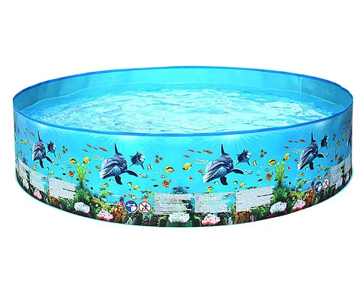 Outdoor Hard plastic rubber round children family swimming parent-child splashing bath pool