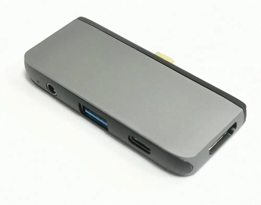 
IKATAK 2020 New 4 in1 USB-C Adapter with Compact Magnetic Holder USB Type C hub for iPad 