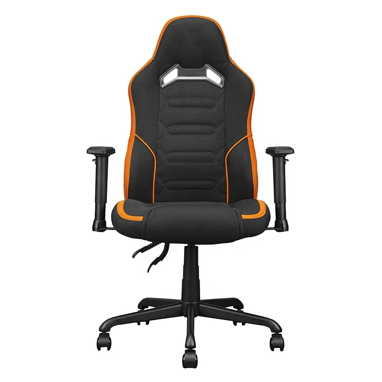 Ultimate Quality Orange Left Right Height Adjustment Reclining Revolving Chair Gaming Chair with 2 Direction Adjustable Armrest