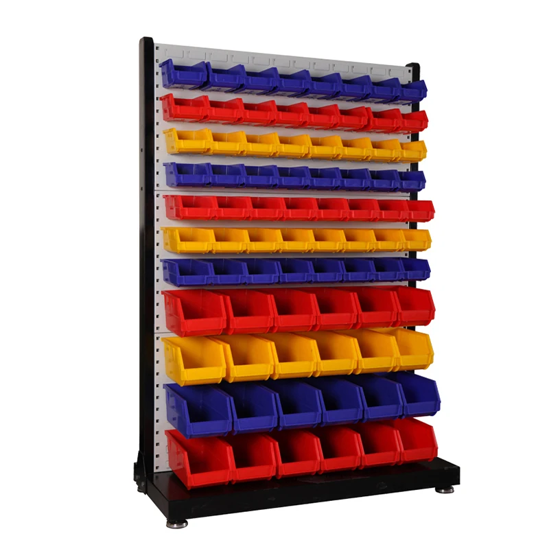 Chinese Manufacturer For Sale Floor Auto Repair Hardware Tool Storage Display Rack With Parts Box