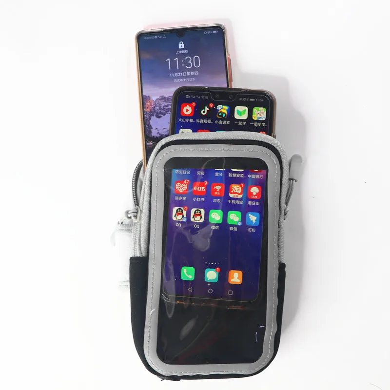  Наружная Спортивная нарукавная дешевая Регулируемая Сумка для смартфона на
