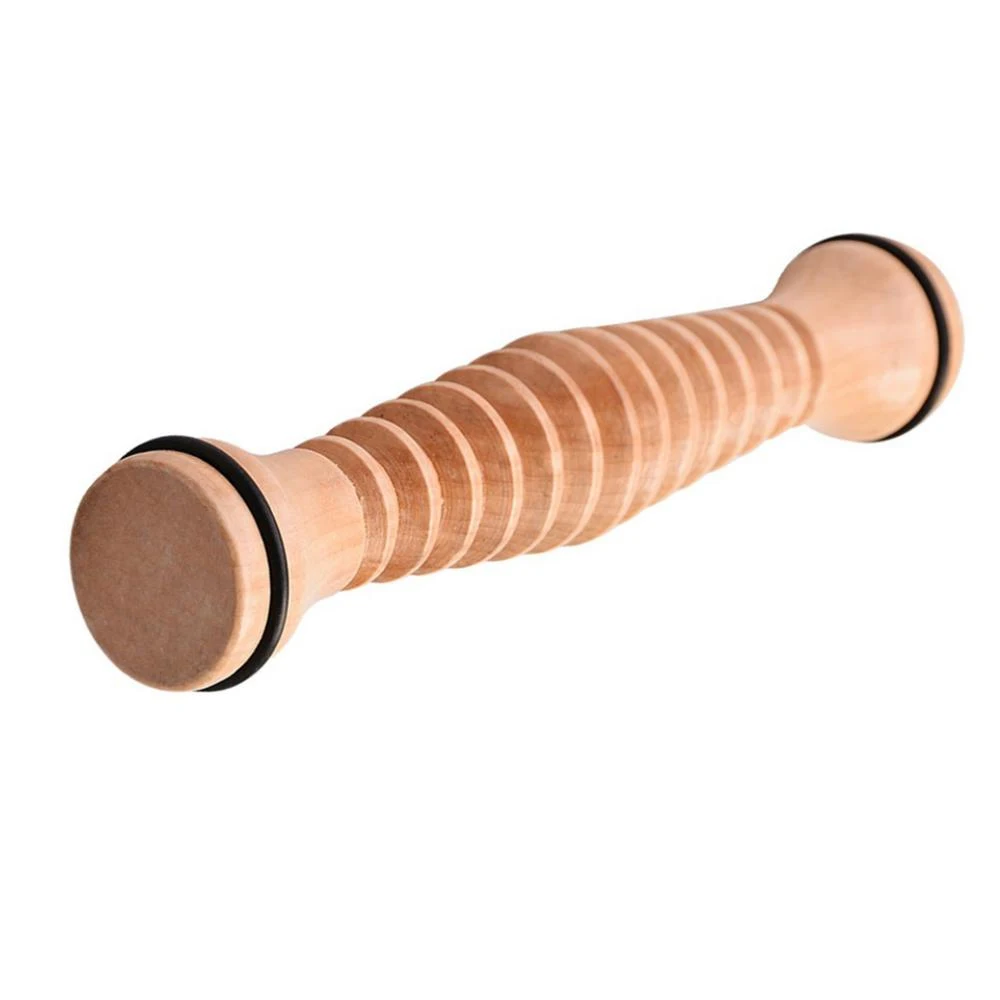 Wooden Exercise Roller Sport Injury Gym Body Leg Foot Trigger Point Muscle Roller Sticks Massager For Feet Massage Health Care