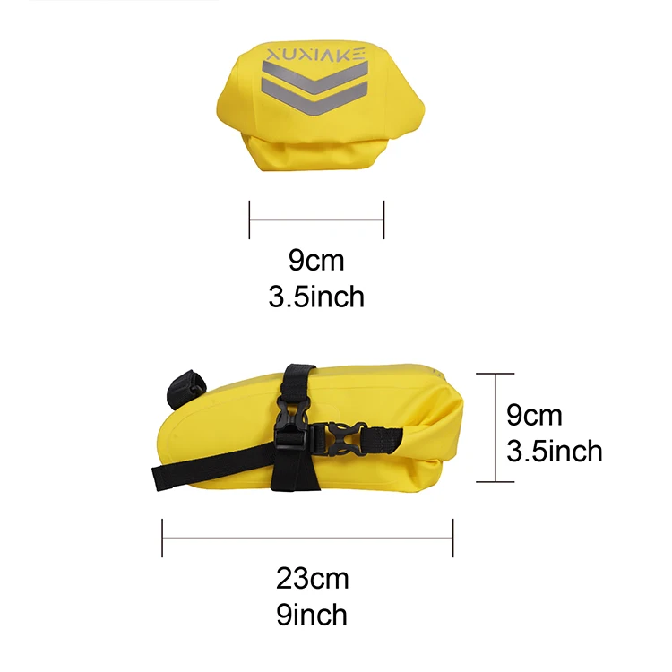 Bicycle All Weather Handlebar Bag Bike Saddle Bag With Rain Cover