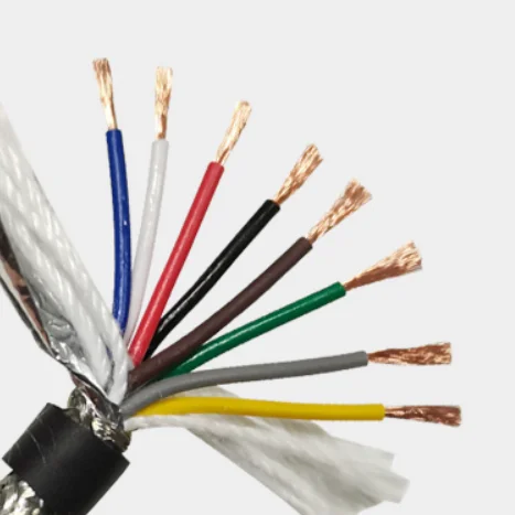 TRVVP Shielded Towline Cable 2 3 4 5 6 7 8 10 Core High Flexible Wire For Robot Manipulator