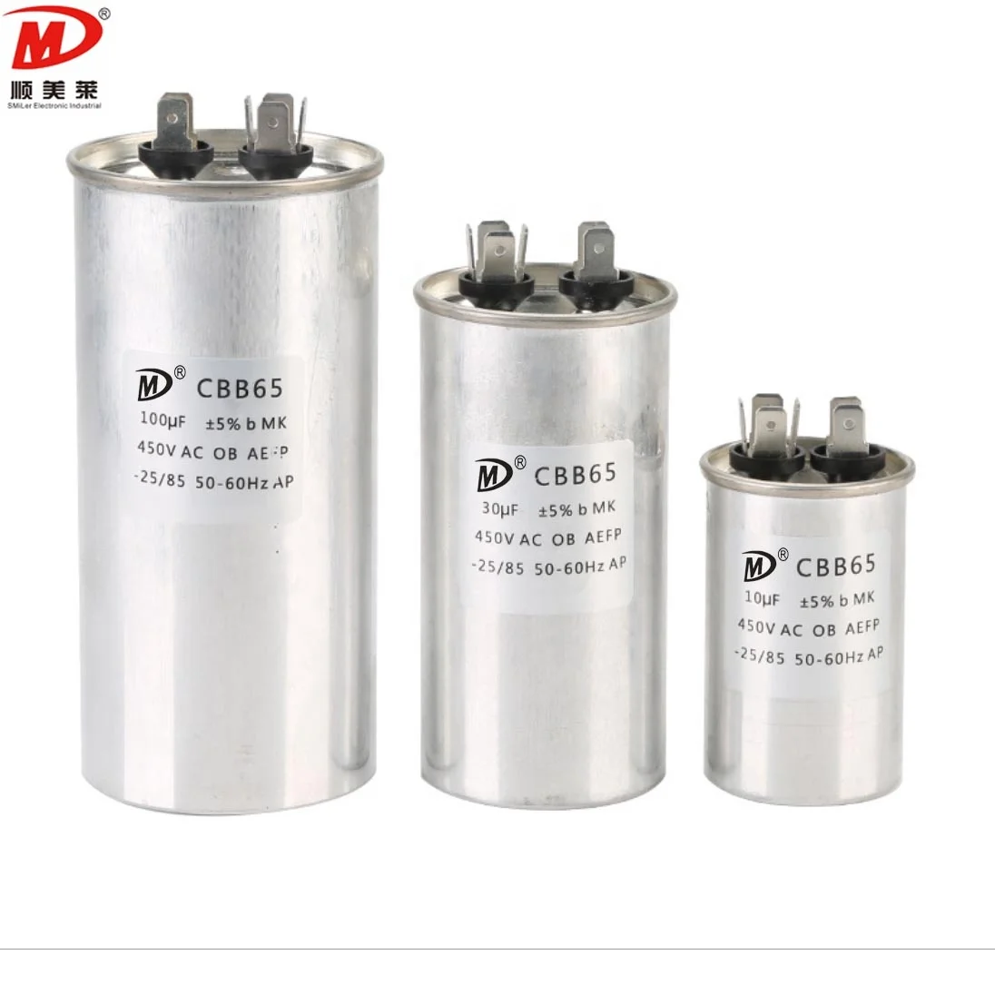 Wholesale Price CBB65 Oil25uf 250vac 450v Film Capacitor