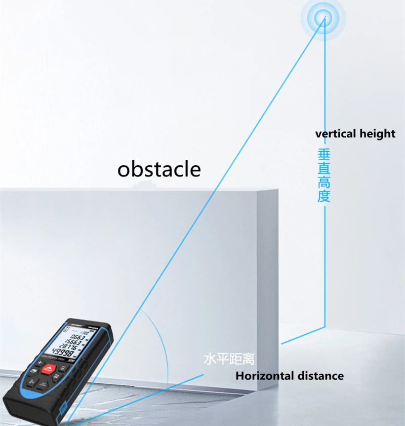 New design mini range finder scope 600m optical distance measurement instrument range finder hunting