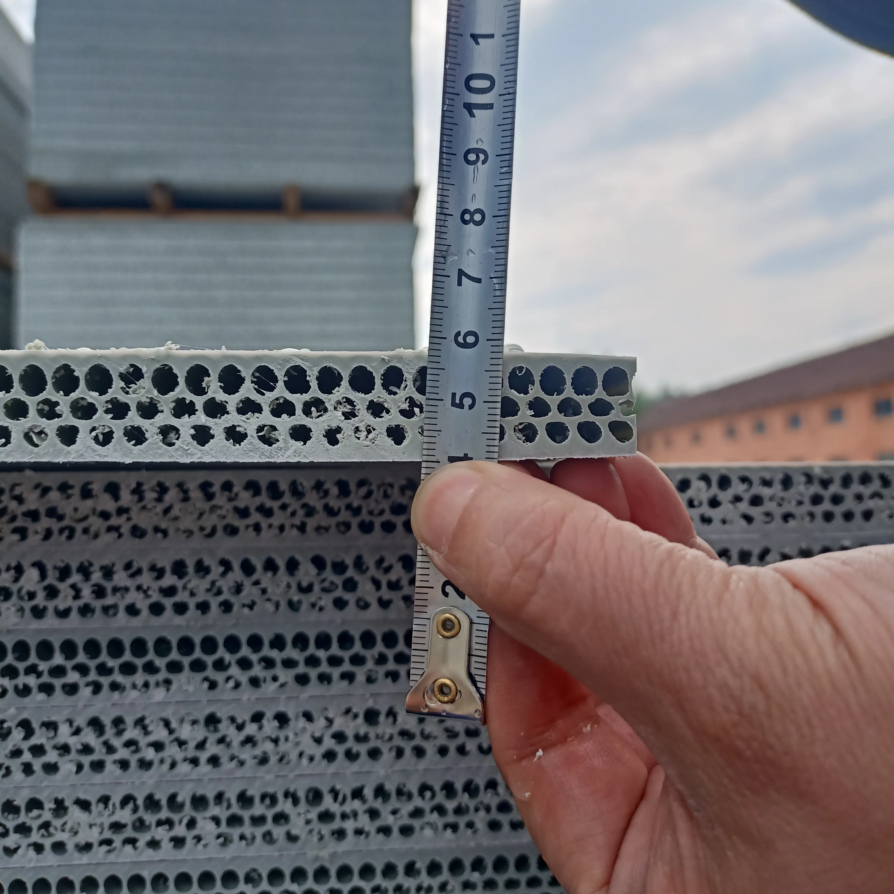 concrete pp hollow plastic formwork for building construction