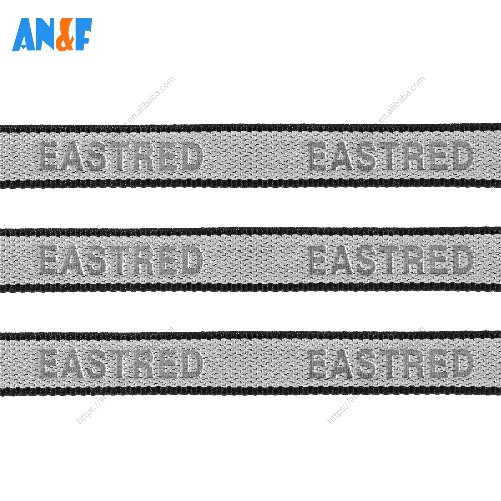 Webbing Underwear Elastic Band Elastic Tape with Logo Jacquard Custom Printed Polyester Woven Knitted Soft Printed Nylon