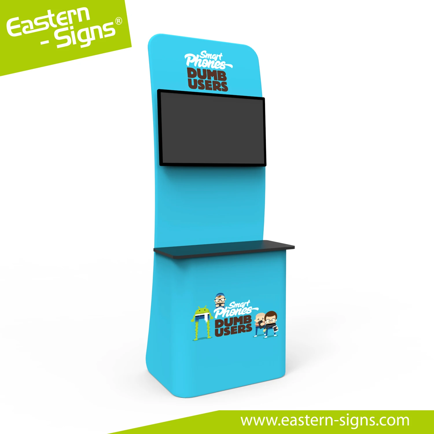 Hot sale portable trade show easy set up TV display stand