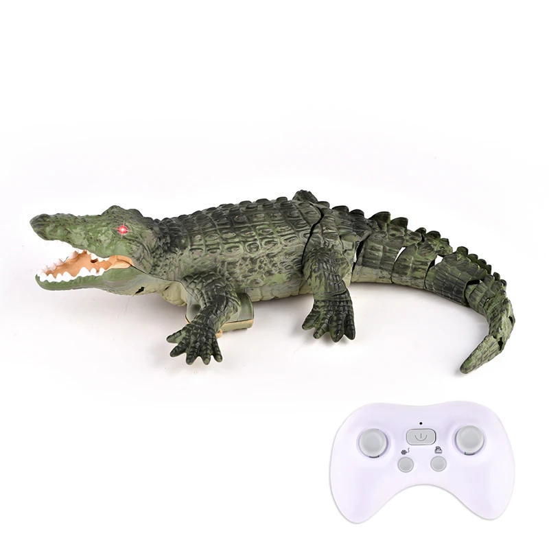 RC crocodile rechargeable electric simulation toy remote control boat children water toys remote control boat toy