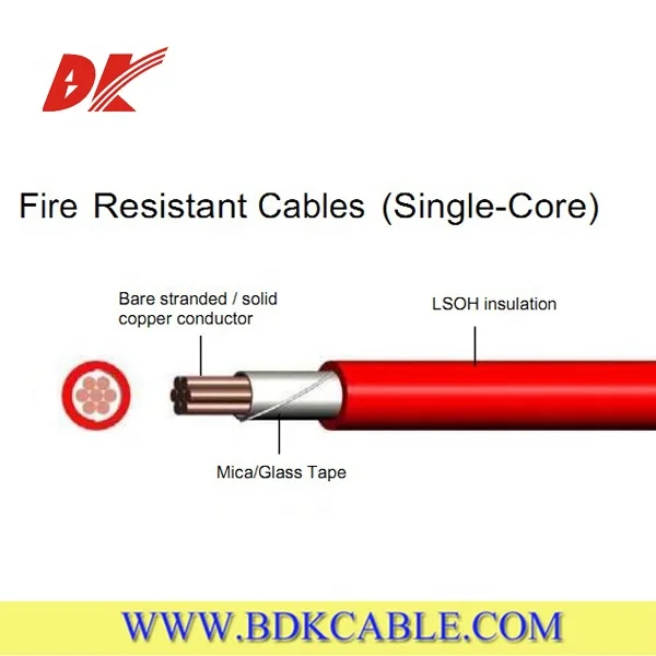 Mica / X-HF-110 / HFS-110-TP 0.6/1kV Fire Rated Multicore Power Cable to AS/NZS 5000.1