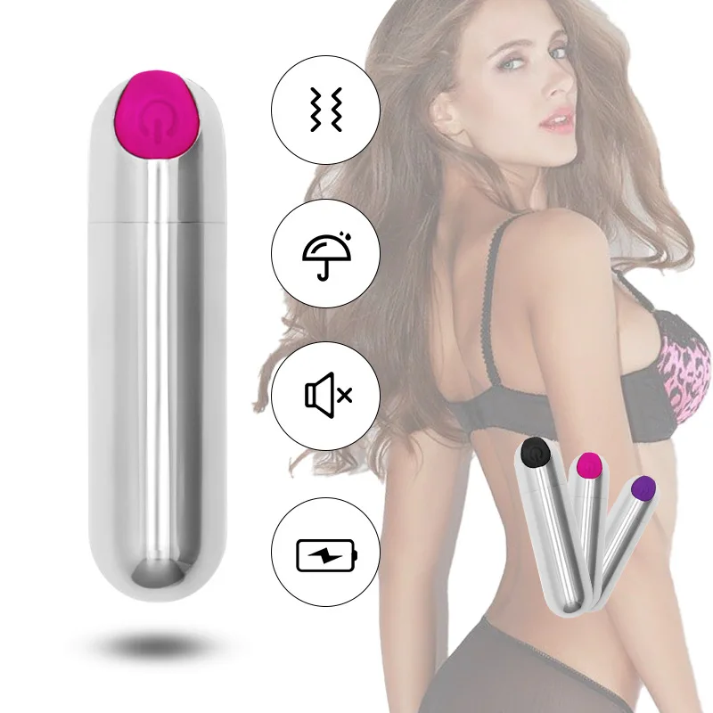 10 Speeds Mini Bullet Vibrator Clitoris Stimulator G-spot Orgasm Dildo Vibrator Sex Toy for Women Beginner Vaginal Anal Massage