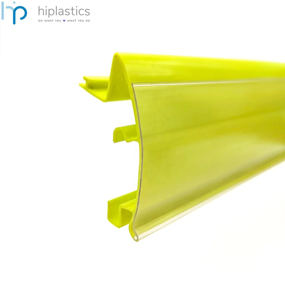 Hitplastics OEDC39 держатели из экструдированного пластика ценников полки для супермаркетов билетов ПВХ
