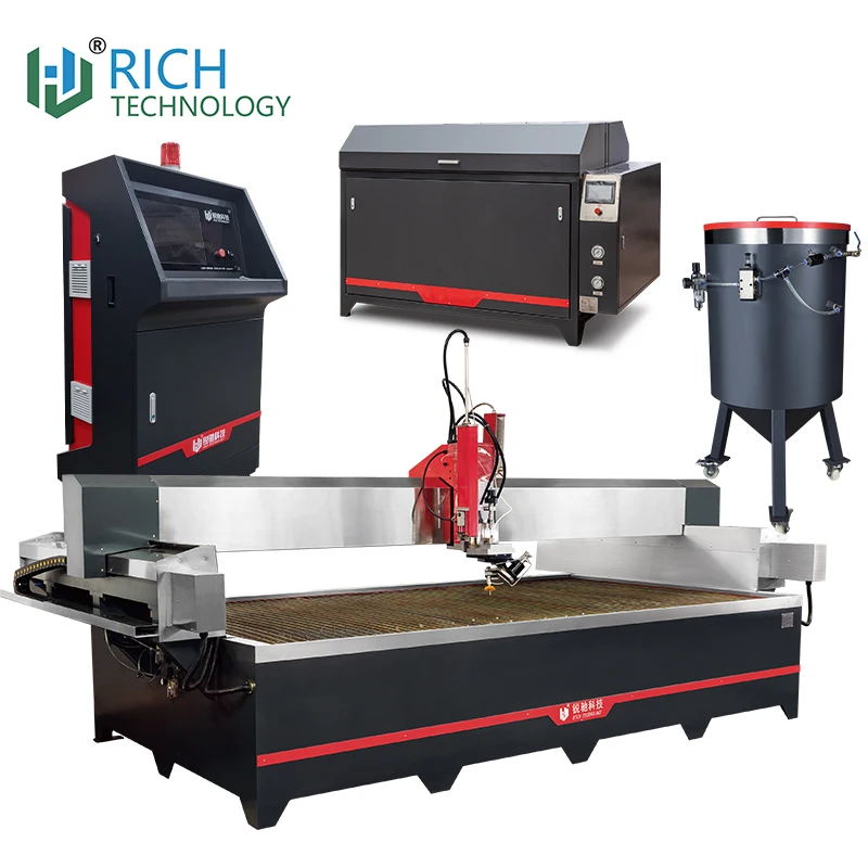 RICH  stone glass tile mater water cutting machine cnc waterjet cutting machine