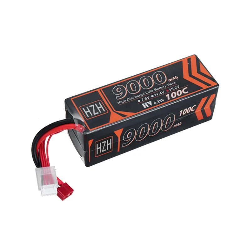 Wholesale high rate lithium-ion battery pack 9000mAh 15.2V 100C high voltage battery pack car model drone battery